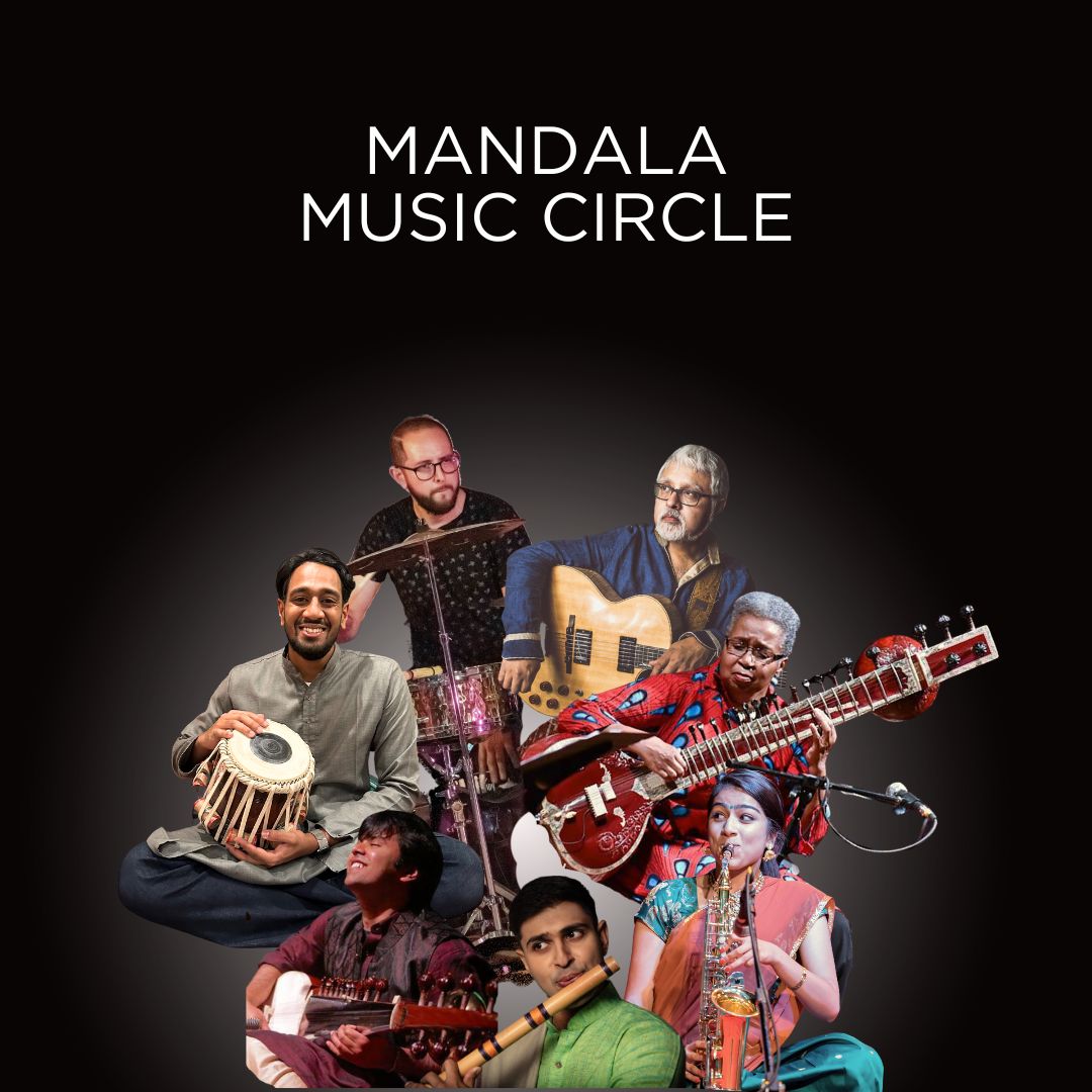 Mandala Music Circle Poster